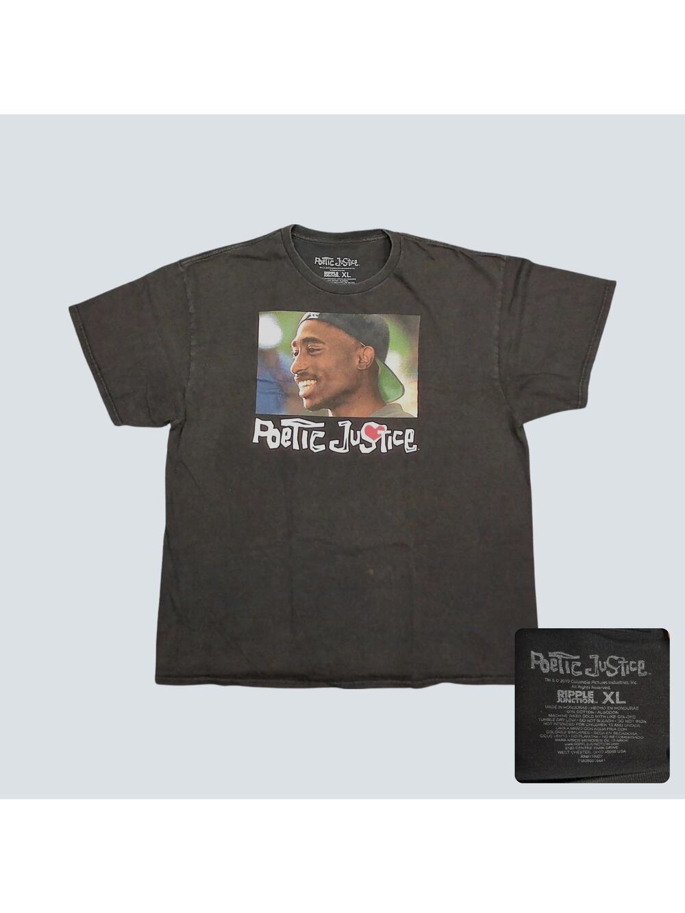 Tupac Shakur Poetic Justice Graphic Tee Faded XL